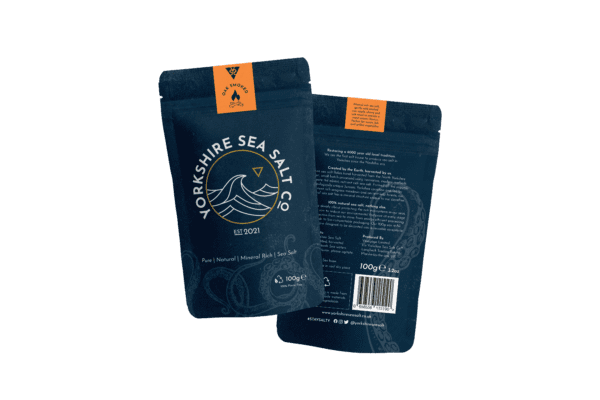 Image of Yorkshire Sea Salt Oak Smoked Sea Salt Front & Back