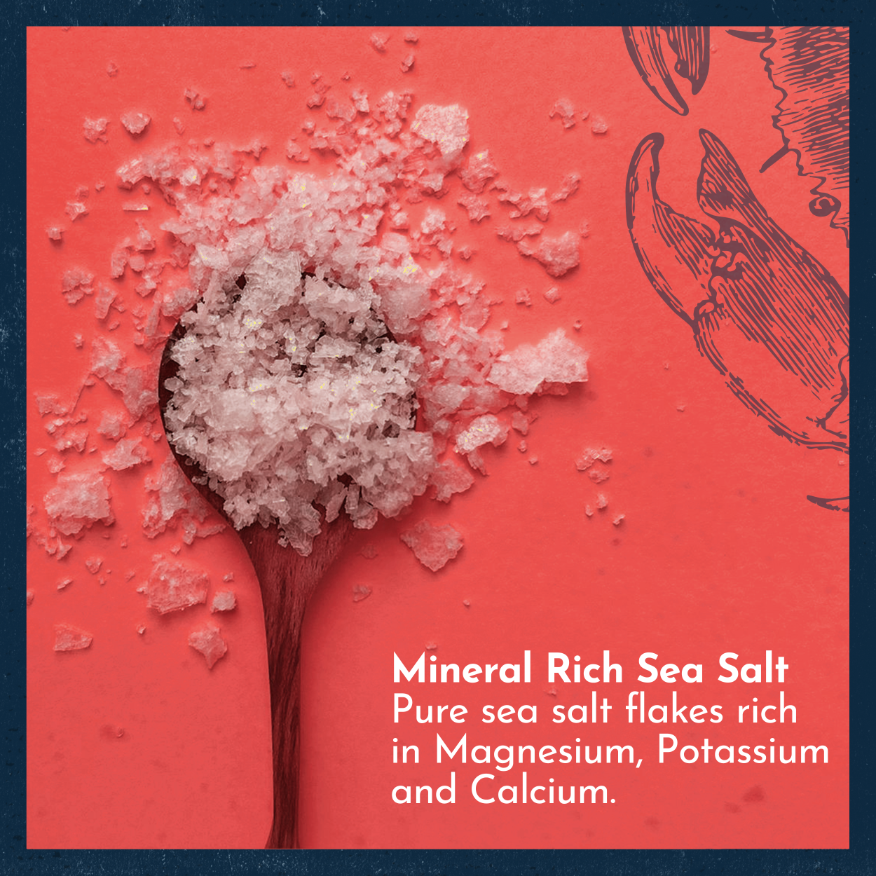 image of Chilli Infused Sea Salt Salt Spoon Crab Yorkshire Sea Salt Co.