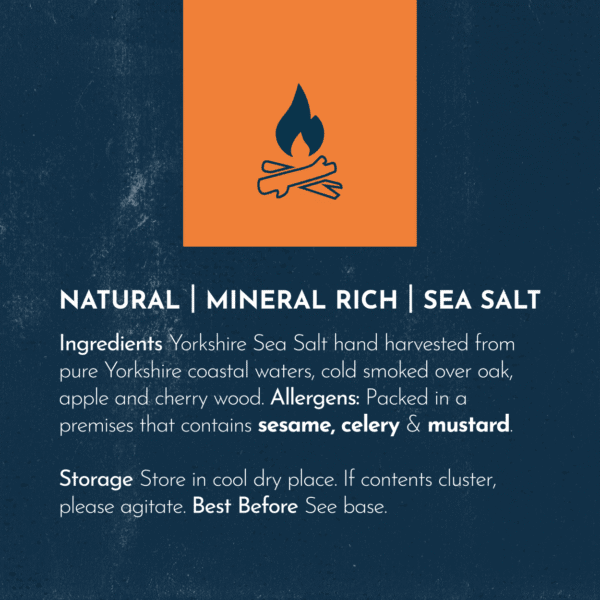 Oak Smoked Back of Details Jelly Fish Yorkshire Sea Salt Co. image of Oak Smoked Back of Details Jelly Fish Yorkshire Sea Salt Co.