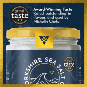 Yorkshire Sea Salt Close Up Great Taste Octopus Yorkshire Sea Salt Co. image of Yorkshire Sea Salt Close Up Great Taste Octopus Yorkshire Sea Salt Co.