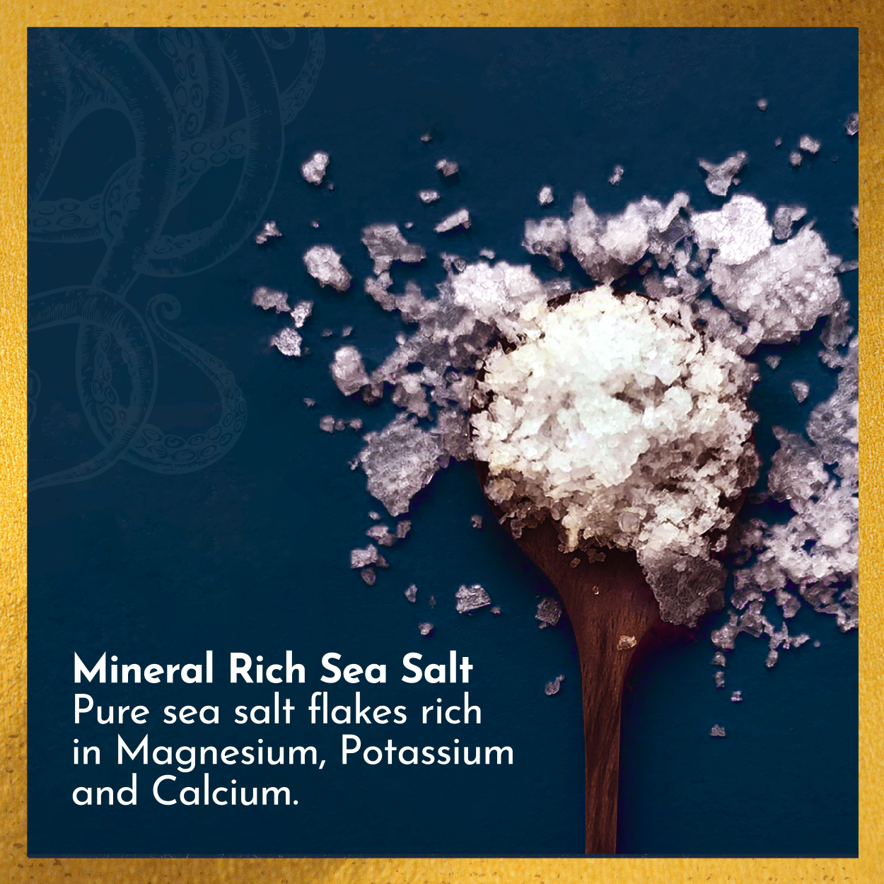 image of Yorkshire Sea Salt Salt Spoon Octopus Yorkshire Sea Salt Co.